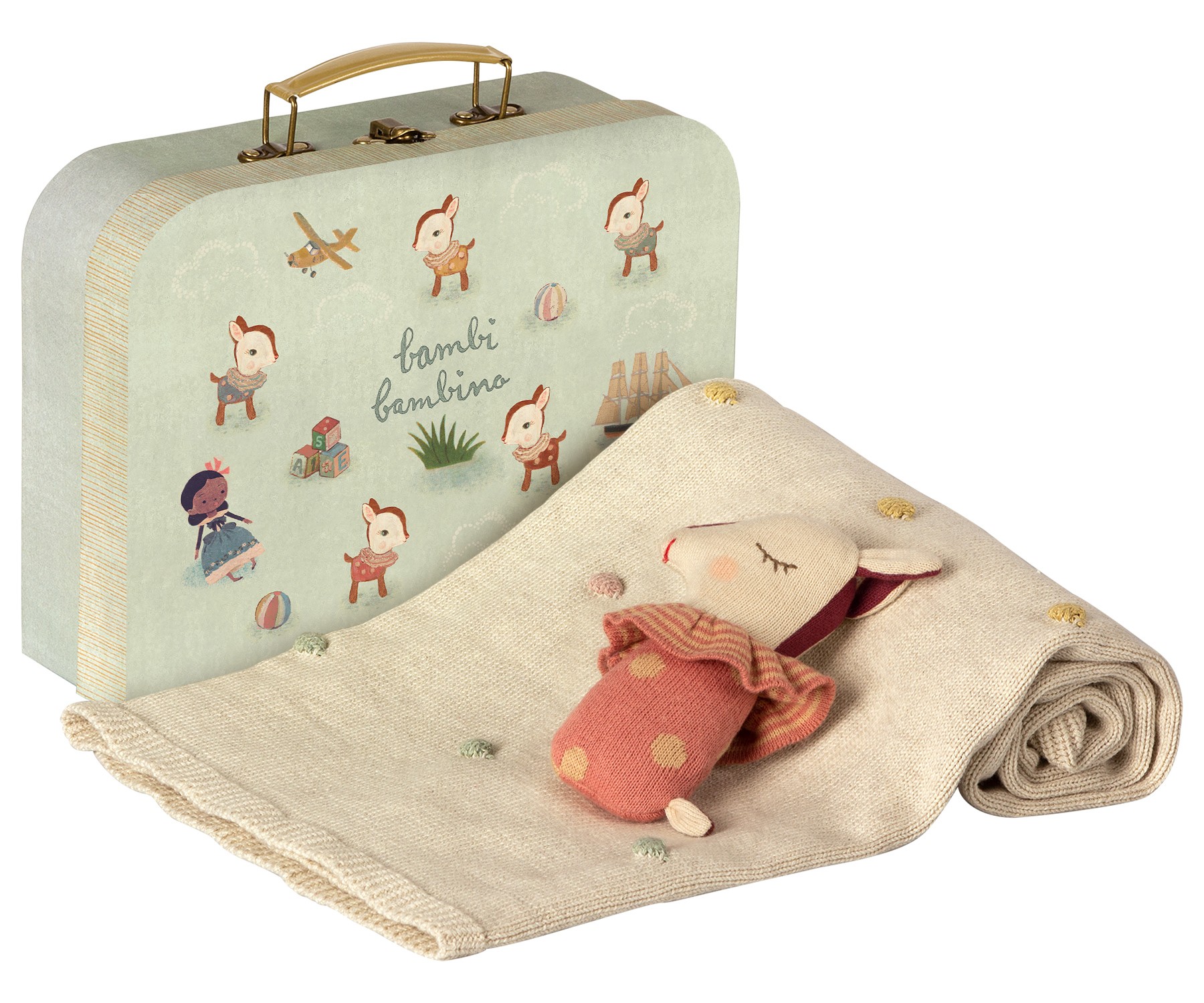 Zestaw prezentowy Maileg Baby Gift Set pink - obrazek 2