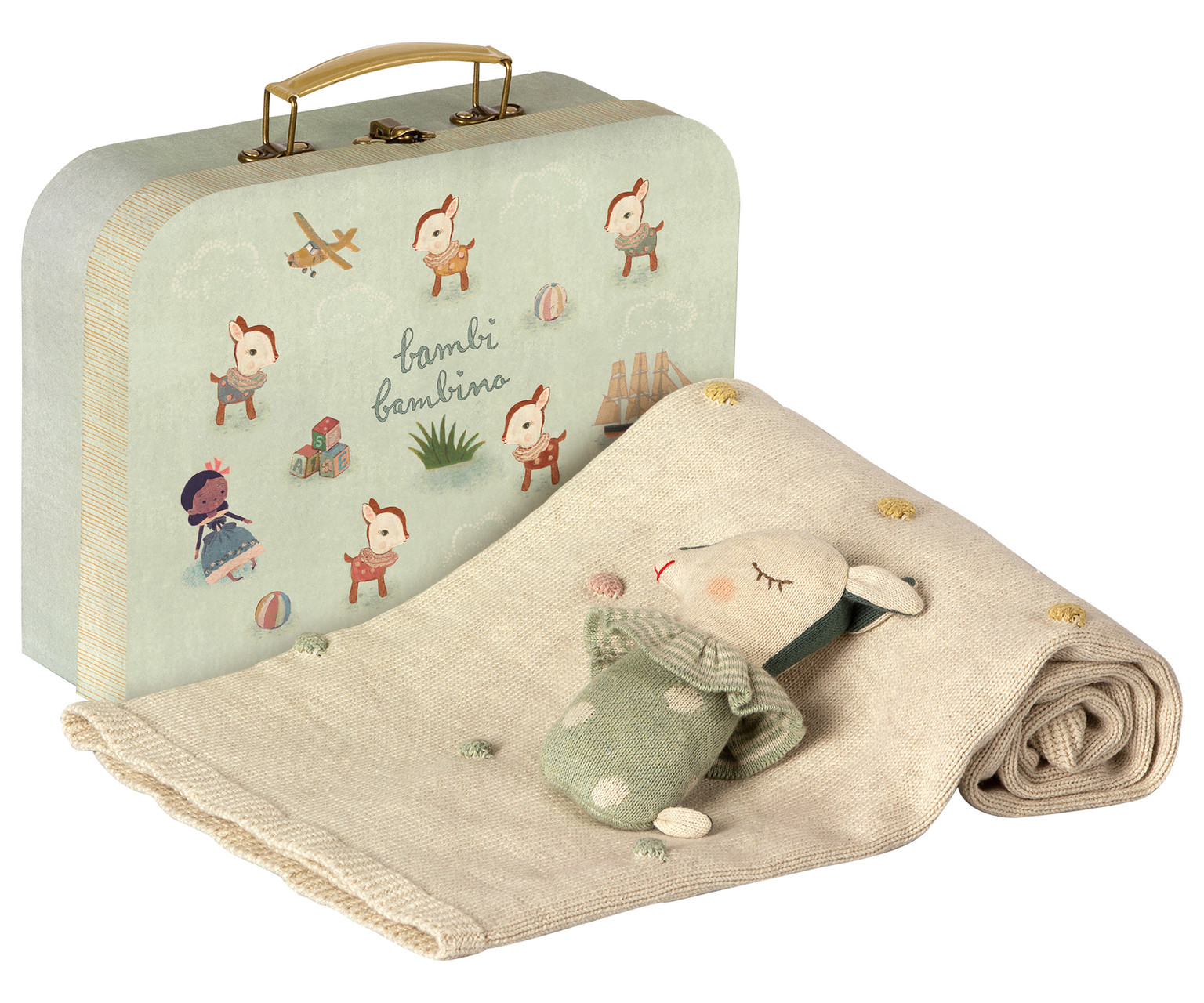 Zestaw prezentowy Maileg Baby Gift Set mint - obrazek 2